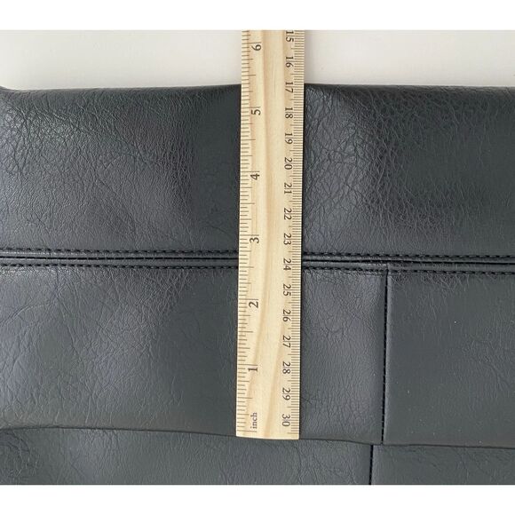 Alaskan Apparel Live Life Happy Black Faux Leather Hand bag - Picture 3 of 12